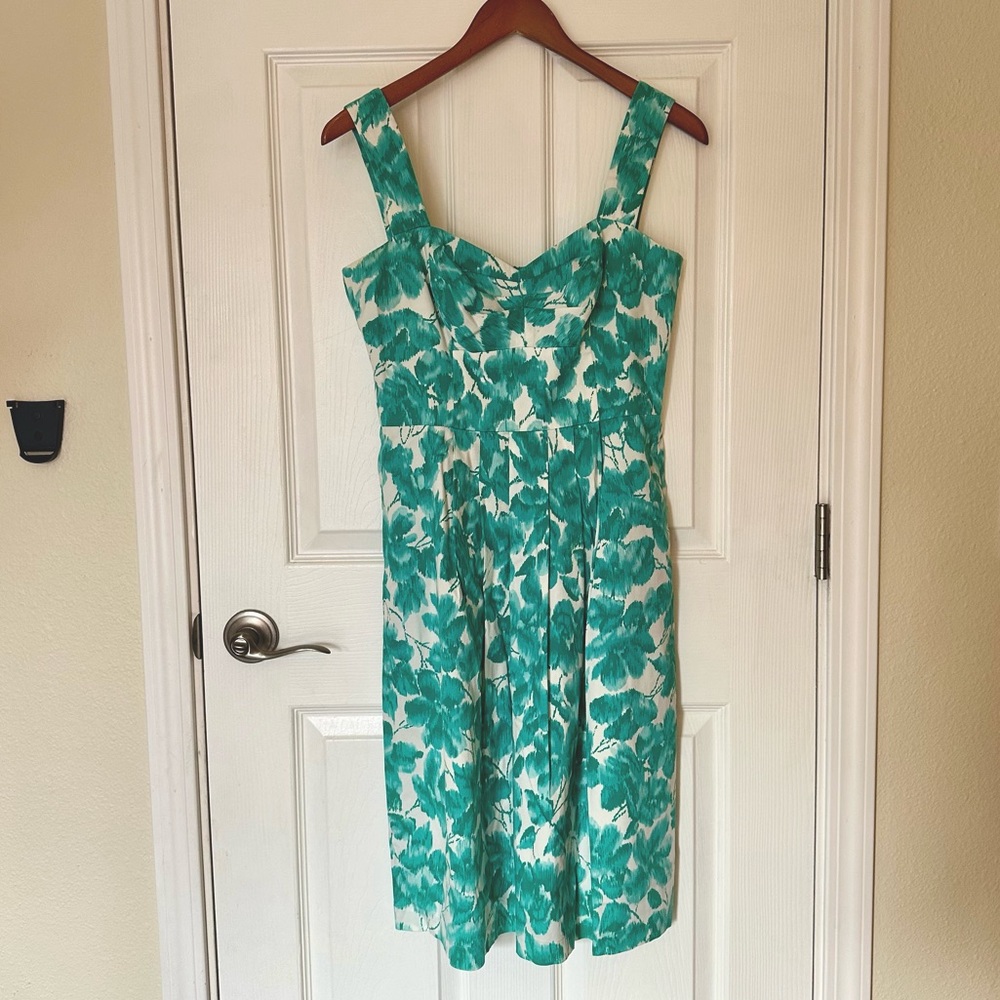 Teal Donna Ricco Summer Dress